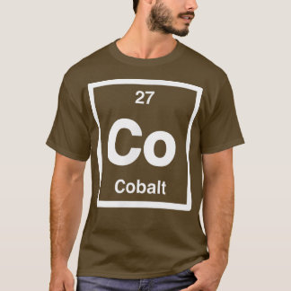 Cobalt - Co – 元素周期表 – 科学 Tシャツ