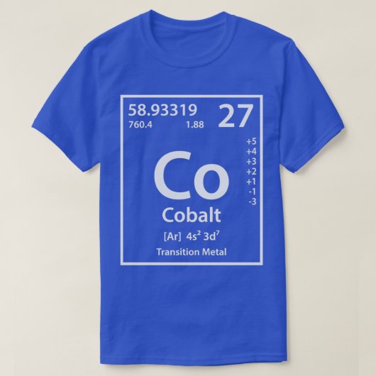 Cobalt Element  Tシャツ (デザイン正面)
