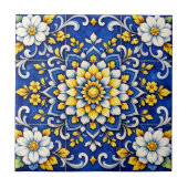 Cobalt Garden Glow Tile  タイル (正面)