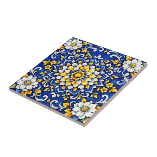 Cobalt Garden Glow Tile  タイル (側面)