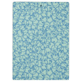 Cobalt Scribble Rings – minimal modern Pattern クリップボード (裏面)