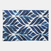 Cobalt WaterカラータイルIV キッチンタオル (横)