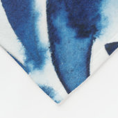 Cobalt WaterカラータイルIV フリースブランケット (角)
