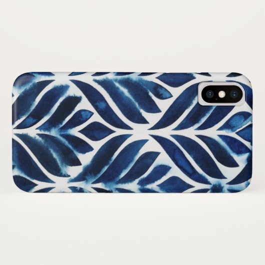 Cobalt WaterカラータイルIV Case-Mate iPhoneケース (裏面(横))