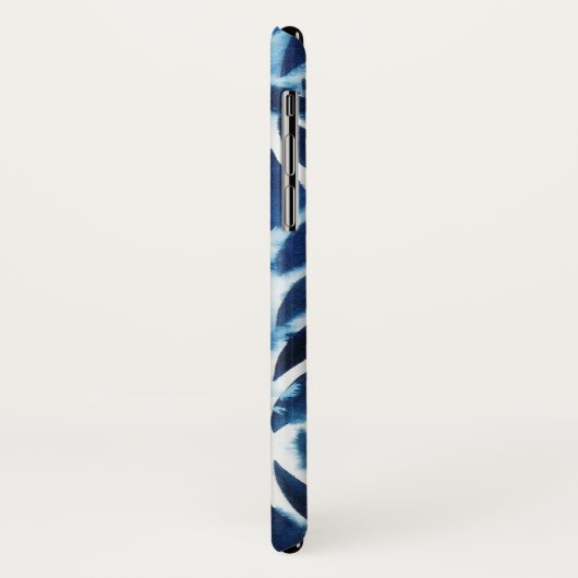 Cobalt WaterカラータイルIV Case-Mate iPhoneケース (裏面/左)