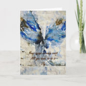 CobaltMoonDesignの芸術の引用文の挨拶状 カード (正面)