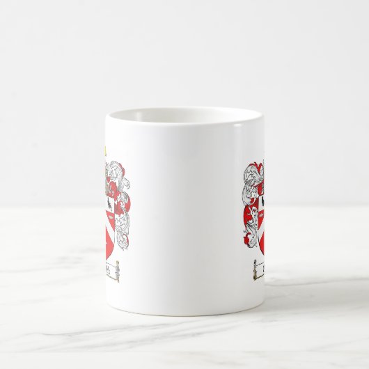 COBBの家紋- COBBの紋章付き外衣 コーヒーマグカップ (中央)