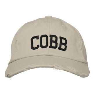 Cobb刺繍帽子 刺繍入りキャップ