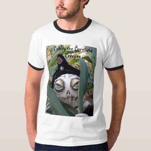 Cobbyとうもろこし畑のクリーパーのTシャツ Tシャツ (正面)