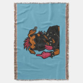 Cobertor cachorro maluco スローブランケット (正面縦)