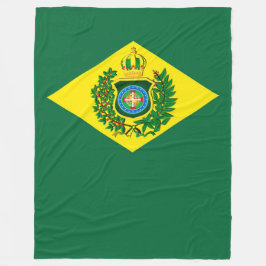 Cobertor de Lã Bandeira Imperial do Brasil フリースブランケット