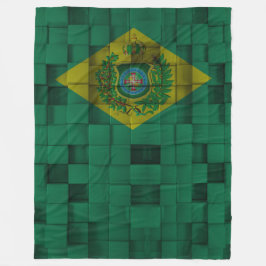 Cobertor de Lã Bandeira Imperial do Brasil フリースブランケット