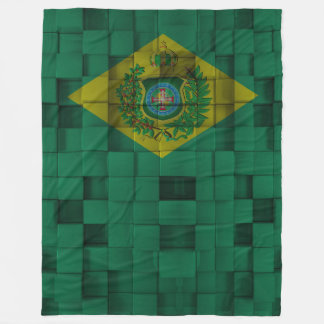 Cobertor de Lã Bandeira Imperial do Brasil フリースブランケット