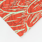 Cobertor De Velo Blanket ArteMix N10 フリースブランケット (角)
