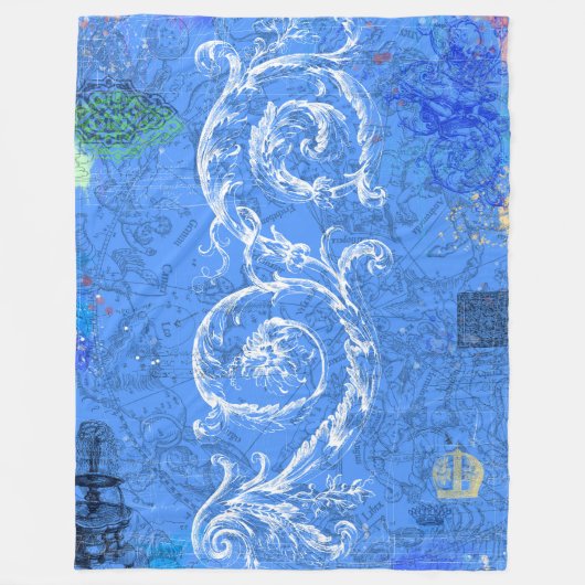 Cobertor De Velo Blanket ArteMix N40 フリースブランケット (正面)