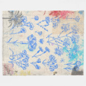 Cobertor De Velo Blanket ArteMix N41 フリースブランケット (正面(横))
