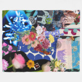 Cobertor De Velo Blanket ArteMix N62 フリースブランケット (正面(横))