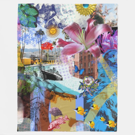 Cobertor De Velo Blanket ArteMix N63 フリースブランケット (正面)