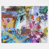 Cobertor De Velo Blanket ArteMix N63 フリースブランケット (正面(横))