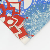 Cobertor De Velo Blanket ArteMix N64 フリースブランケット (角)