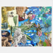 Cobertor De Velo Blanket ArteMix N67 フリースブランケット (正面(横))