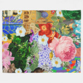Cobertor De Velo Blanket ArteMix N68 フリースブランケット (正面(横))