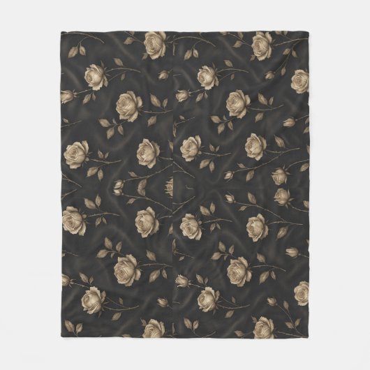 Cobertor Floral em design  フリースブランケット (正面)