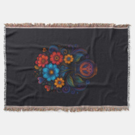 COBERTOR FLORES スローブランケット