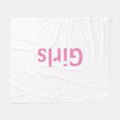 Cobertor Girls フリースブランケット (正面(横))