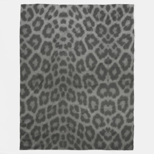 Cobertor Textura de Pele de Leopardo フリースブランケット (正面)