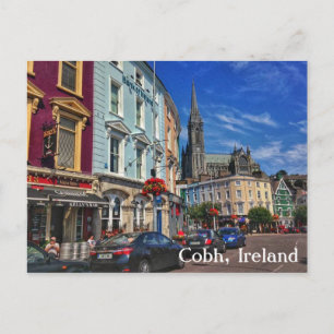 Cobhのアイルランド郡コルクのアイルランドの郵便はがき ポストカード