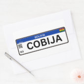 Cobija Mercosur 長方形シール (封筒)