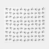 Cobija panda フリースブランケット (正面(横))