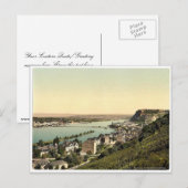 CoblenzとEhrenbreitstein, Rhine, Germany cl ポストカード (正面/裏面)