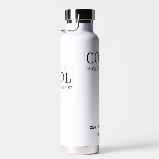 Cobolは私の愛の言語である.b パーソナライズされた ウォーターボトル (右面)