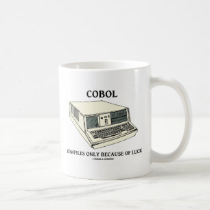 COBOLは運のためにだけ編集します コーヒーマグカップ