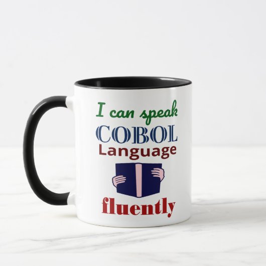 COBOLを流暢に話す マグカップ (左)