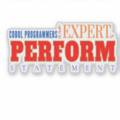 COBOLエキスパートPERFORM文クラシックコーディング シール (正面)