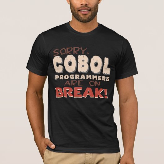 Cobolプログラマーたちの休憩時間 Tシャツ (正面)