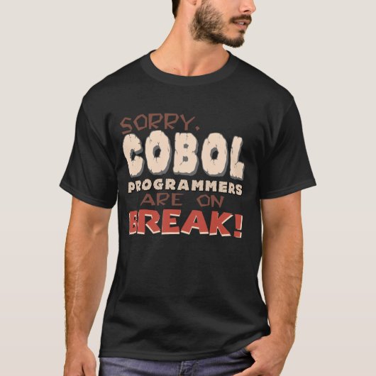 Cobolプログラマーたちの休憩時間 Tシャツ (正面)