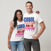 Cobolプログラマーはピリオドが嫌い Tシャツ (ユニセックス)