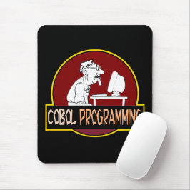 COBOLプログラマー - レガシーなコーディングの伝説 マウスパッド