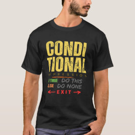 Cobolプログラミングでの条件式 Tシャツ