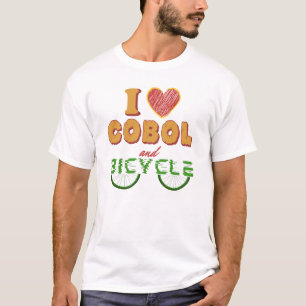 Cobolプログラミングと自転車が大好き Tシャツ
