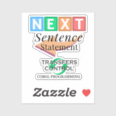 COBOLプログラミングにおけるNext Sentence文 シール (シート)