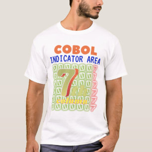 COBOLプログラミングの指示領域 Tシャツ
