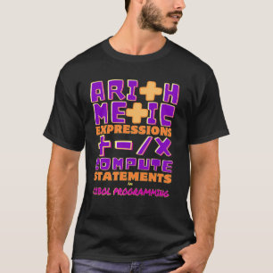 Cobolプログラミングの算術式 Tシャツ