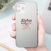 Cobolプログラミングの英数字リテラルステッカー シール (スマートフォン)