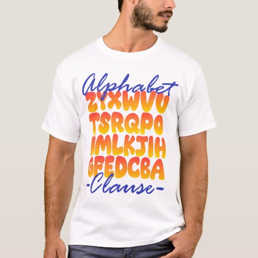 CobolプログラミングのAlphabet句 Tシャツ (正面)