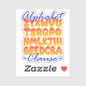 CobolプログラミングのAlphabet Clauseステッカー シール (シート)
